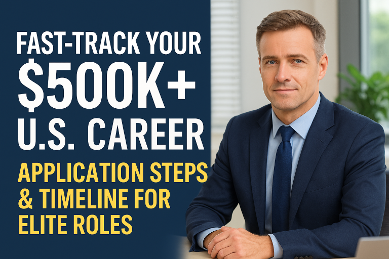 Fast-Track Your $500K+ U.S. Career – Application Steps & Timeline for Elite Roles