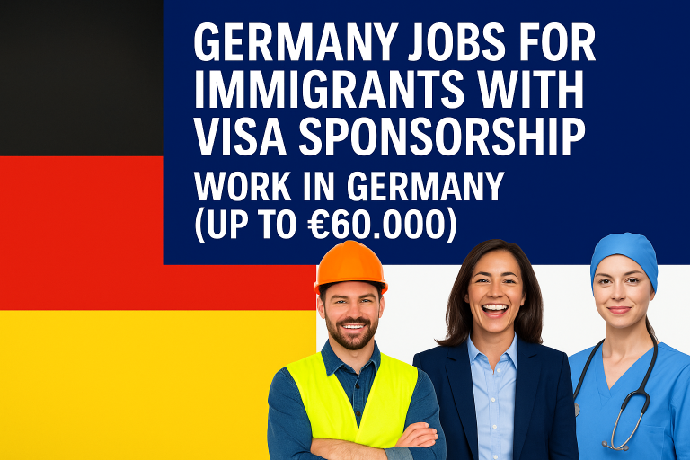Germany Jobs for Immigrants with Visa Sponsorships – Work in Germany (Up to €60,000)