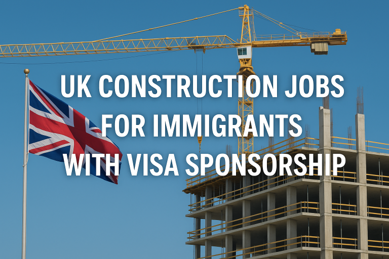 UK Construction Jobs for Immigrants with Visa Sponsorship